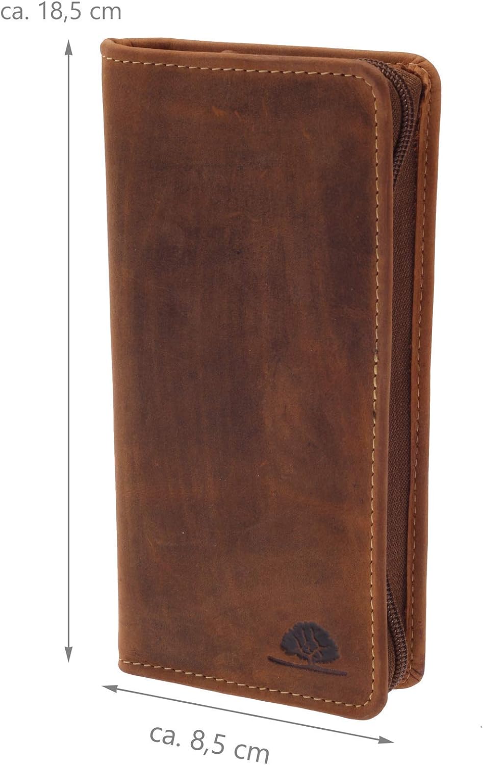 Echt Leder Stifteetui braun I Leder Schlamppermäppchen I Feder-Tasche Etui Vintage I braune Stiftmap