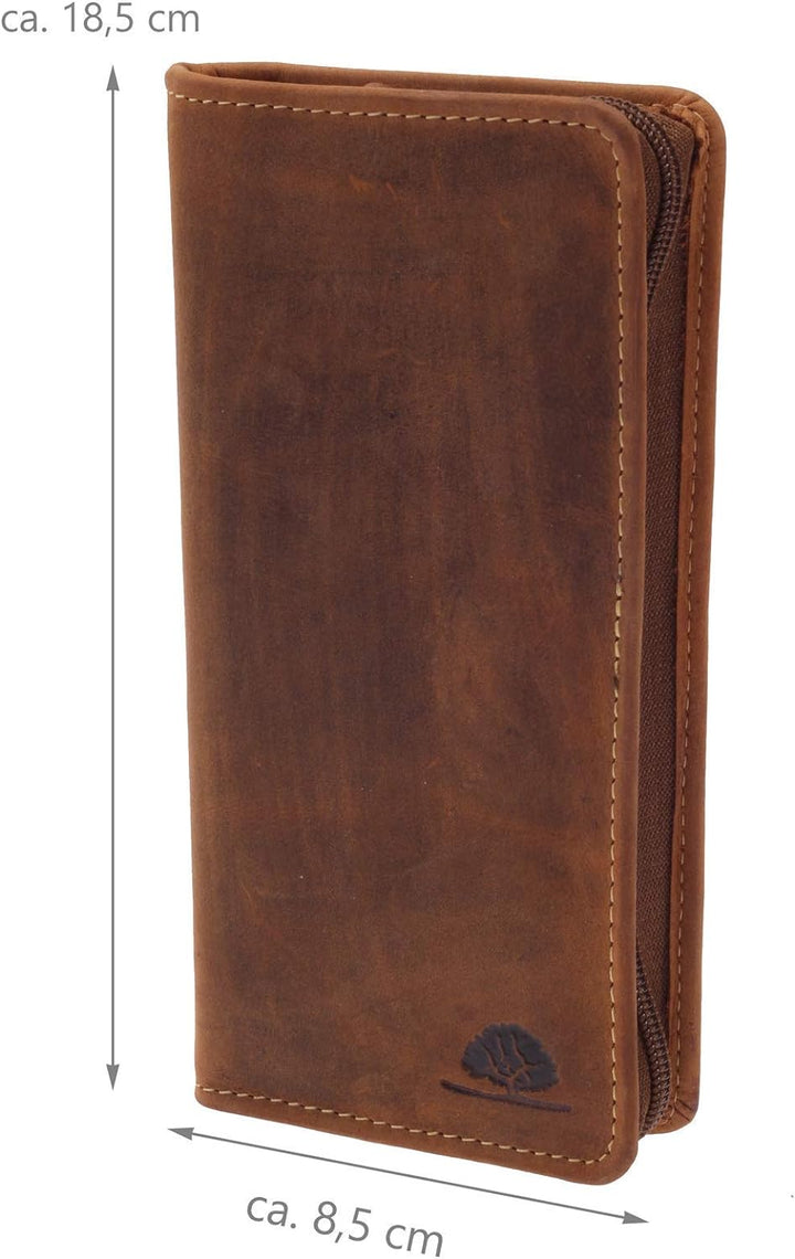 Echt Leder Stifteetui braun I Leder Schlamppermäppchen I Feder-Tasche Etui Vintage I braune Stiftmap