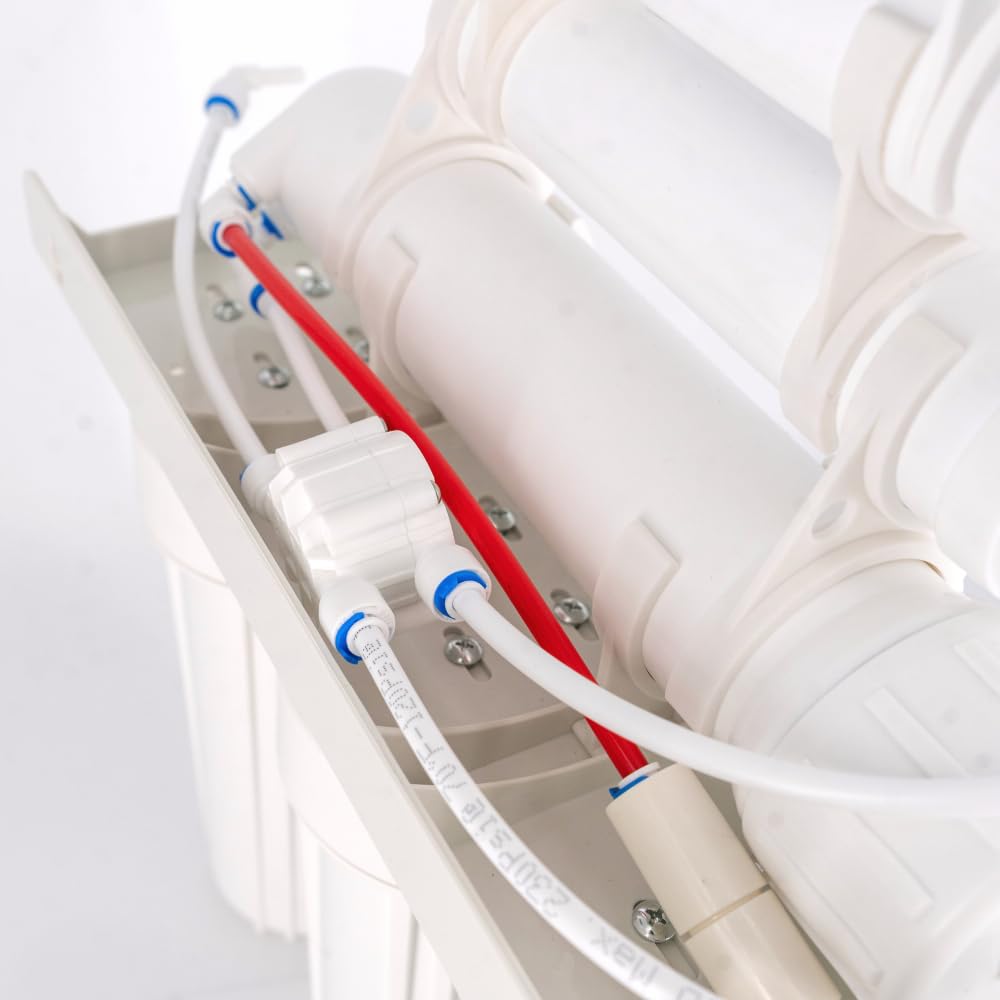 Czysta Kropla 7-Stufen Umkehrosmose Wasserfilter mit Mineralisierung Ionisator und 12 Liter Tank Unt