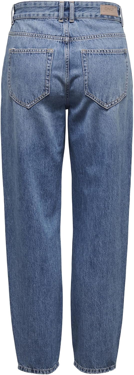ONLY Female Karotte ONLTROY Hohe Taille Karotte Jeans XS / 32L Medium Blue Denim, XS / 32L Medium Bl