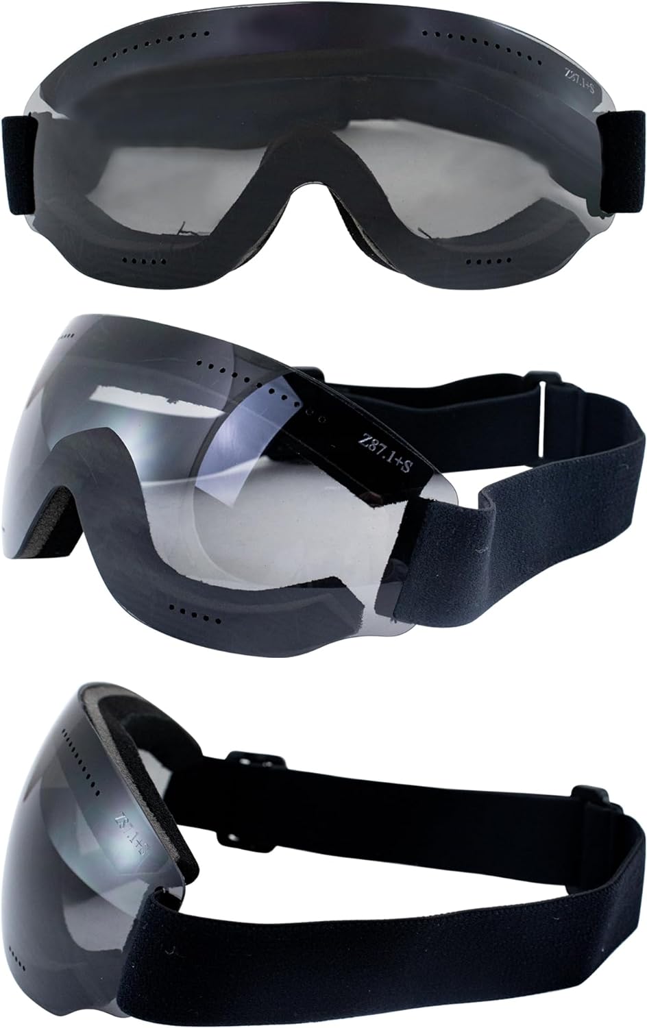 Birdz Thrush Sportbrille für Fallschirmspringen, Snowboarden, Motorradfahren, Rauchglas