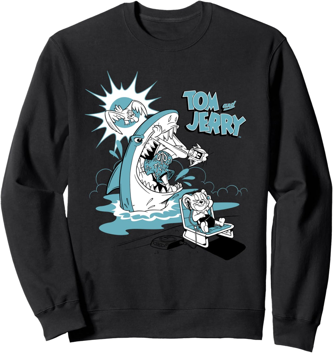 Tom & Jerry Summer Shark Sweatshirt