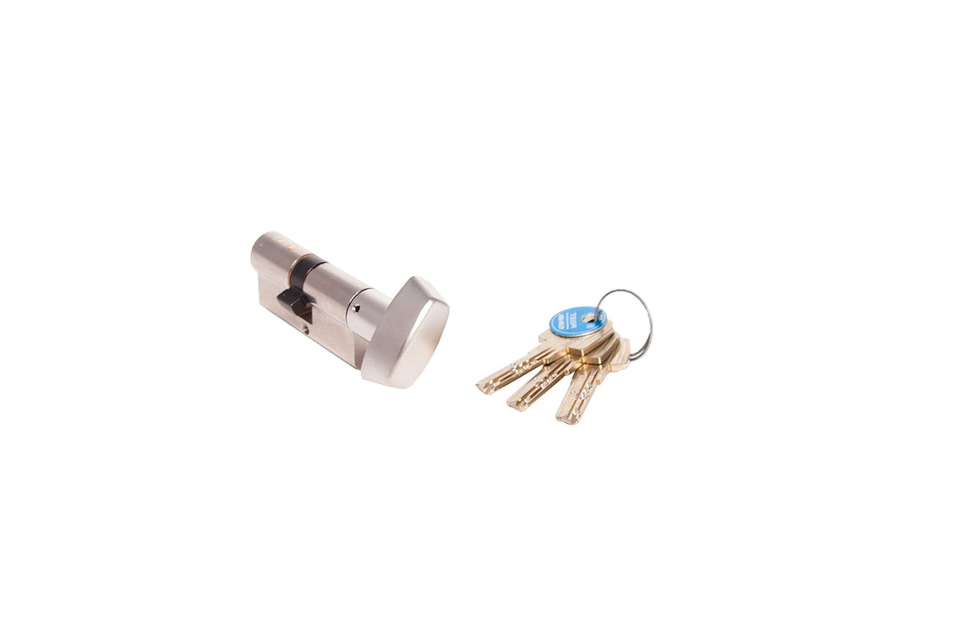 tesa Assa Abloy t85b3535 N Zylinder Sicherheit Gehstütze - Schaft Lang Vernickelt 35 x 35 mm, Gehstü