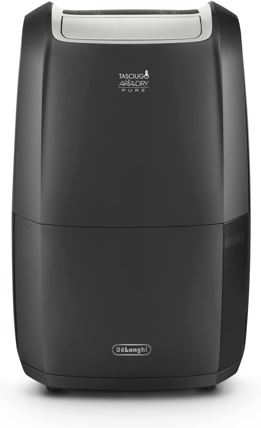De'Longhi Luftentfeuchter Tasciugo AriaDry Pure DDSX220WFA - elektrischer Entfeuchter und Luftreinig