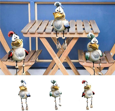 Youery 3pcs Hühner Deko Gartendeko Für Draussen Figuren, Keramik Huhn Tierfigur Gartenstecker Kerami