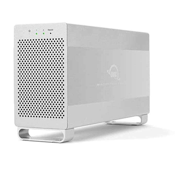 OWC Mercury Elite Pro Dual (0 TB) Dual-Bay RAID USB 3.2 (5Gb/s) + eSATA Externes Speichergehäuse für