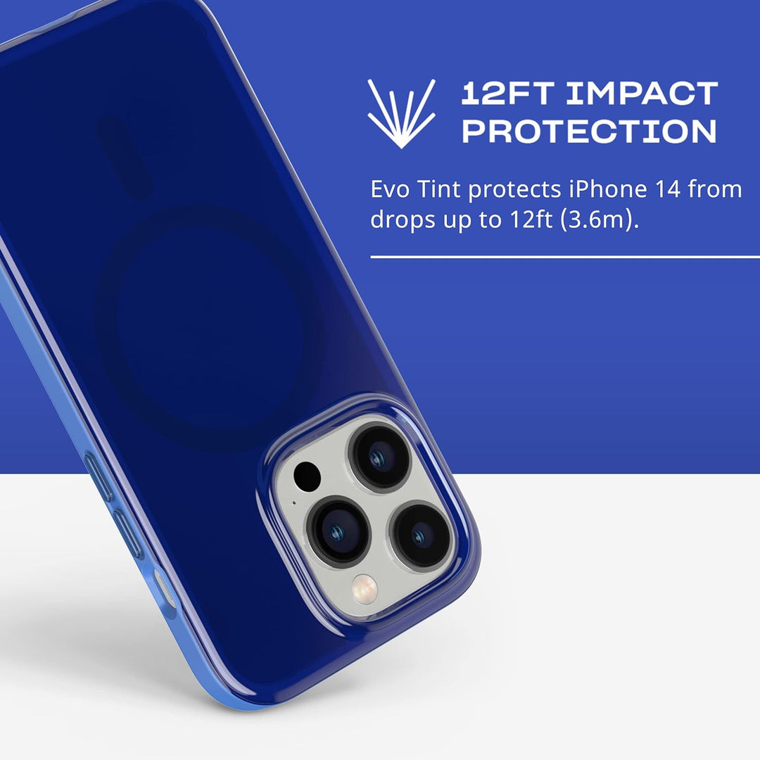 tech21 iPhone 14 Pro Evo Tint kompatibel mit MagSafe - Stossdämpfende & Kratzfeste getönte Handyhüll
