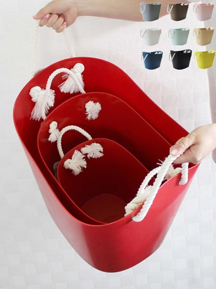 Balcolore Plastic Tub with Rope Handles by Balcolore