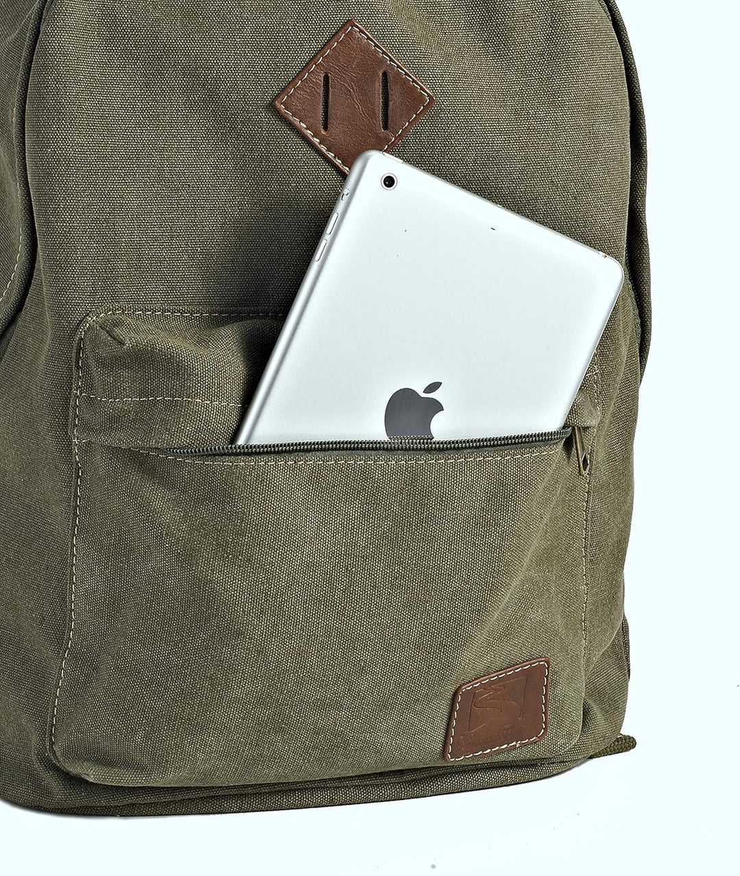 seemeroad Canvas Vintage Rucksack Ultraleichter und Lässiger Rucksäcke Laptop Daypack Schulrucksack