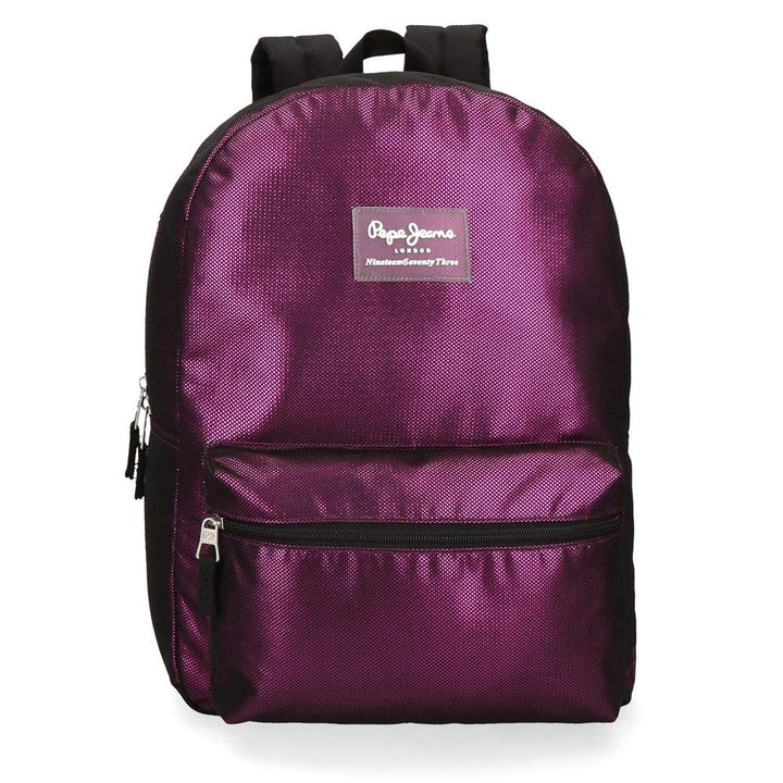 Pepe Jeans Lily Laptop-Rucksack Violett 32x44x15 cms Polyester 15,6" 21.5L Pc Rucksack, Pc Rucksack