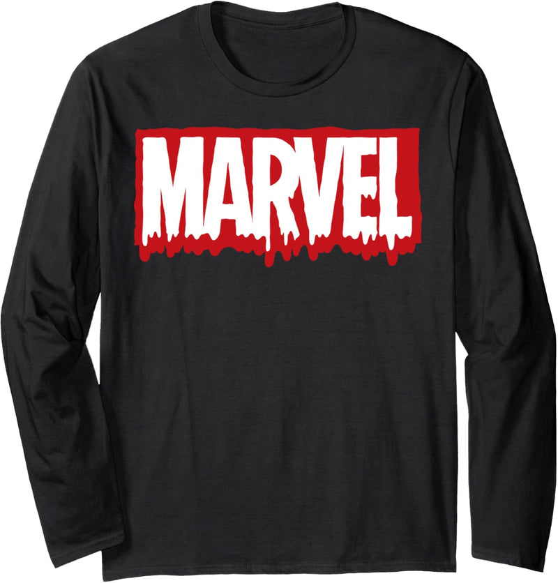 Marvel Melting Logo Langarmshirt