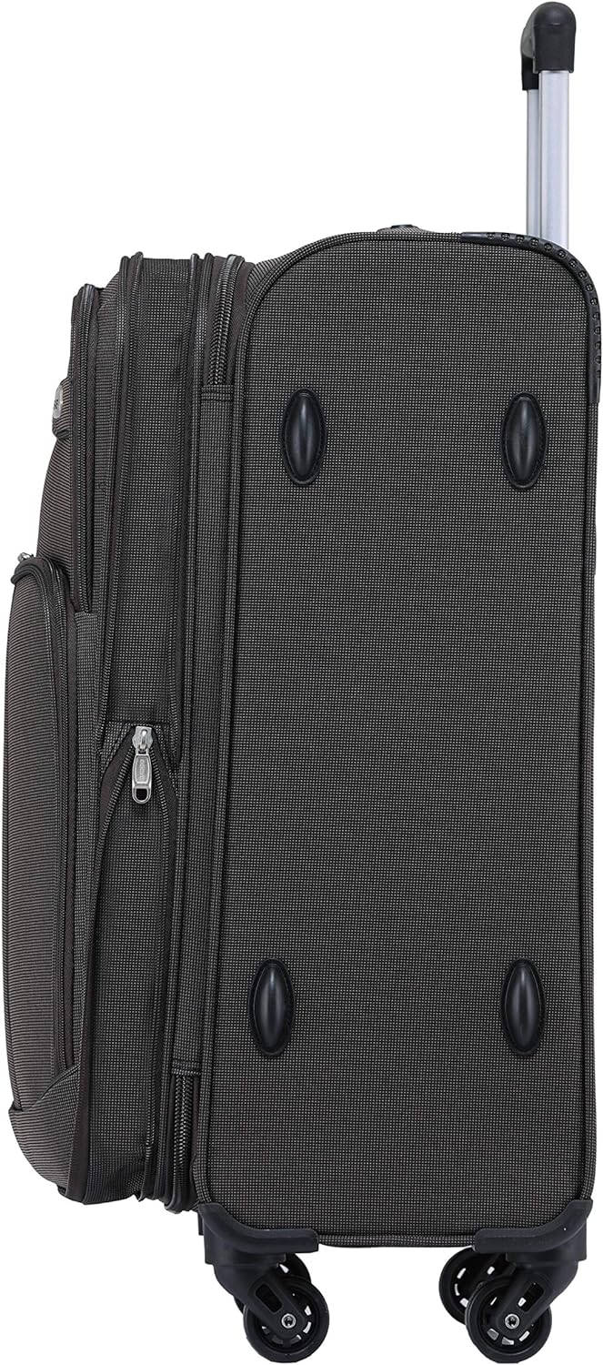 BEIBYE 4 Rollen Reisekoffer 3tlg.Stoffkoffer Handgepäck Kindergepäck Gepäck Koffer Trolley Set-XL-L-