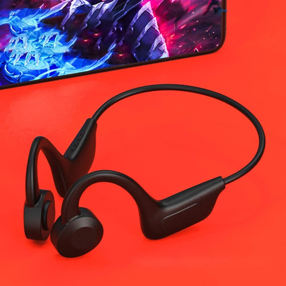 Knochenleitungskopfhörer, Drahtlose Bluetooth Open-Ear-Sportkopfhörer, Bluetooth 5.3 Sport-Headset m