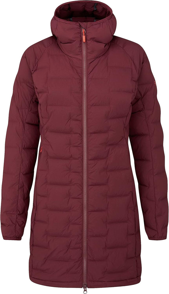 Rab Cubit Stretch-Daunenparka Damen rot