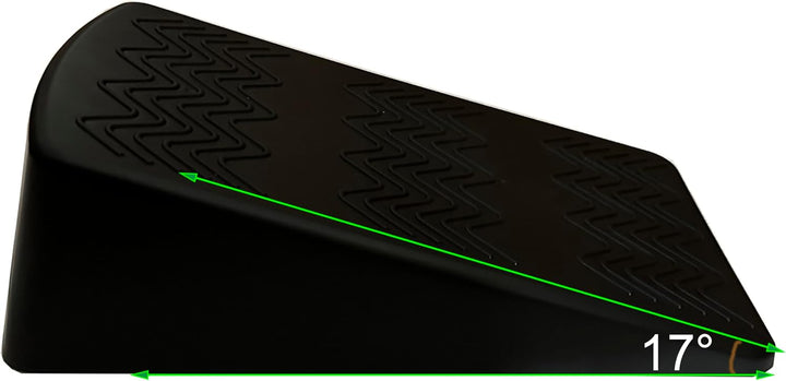 qibylift Yoga-Keil-Block-Paare, schwarze schräge Board-Wadendehner, Übungsrampen für Gewichtheben, P