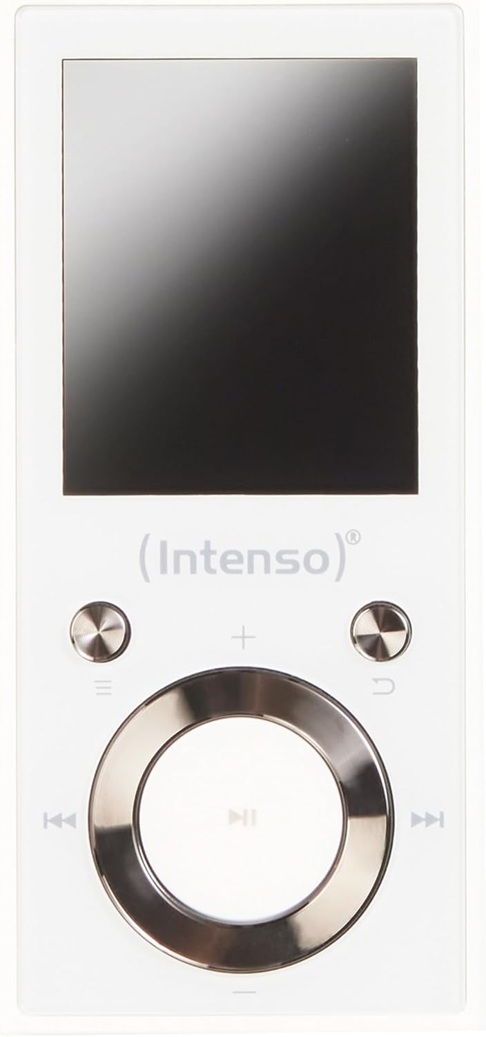 Intenso MP3 Player Video Scooter 1,8 Zoll Bluetooth weiss weiss 16GB Single, weiss 16GB Single