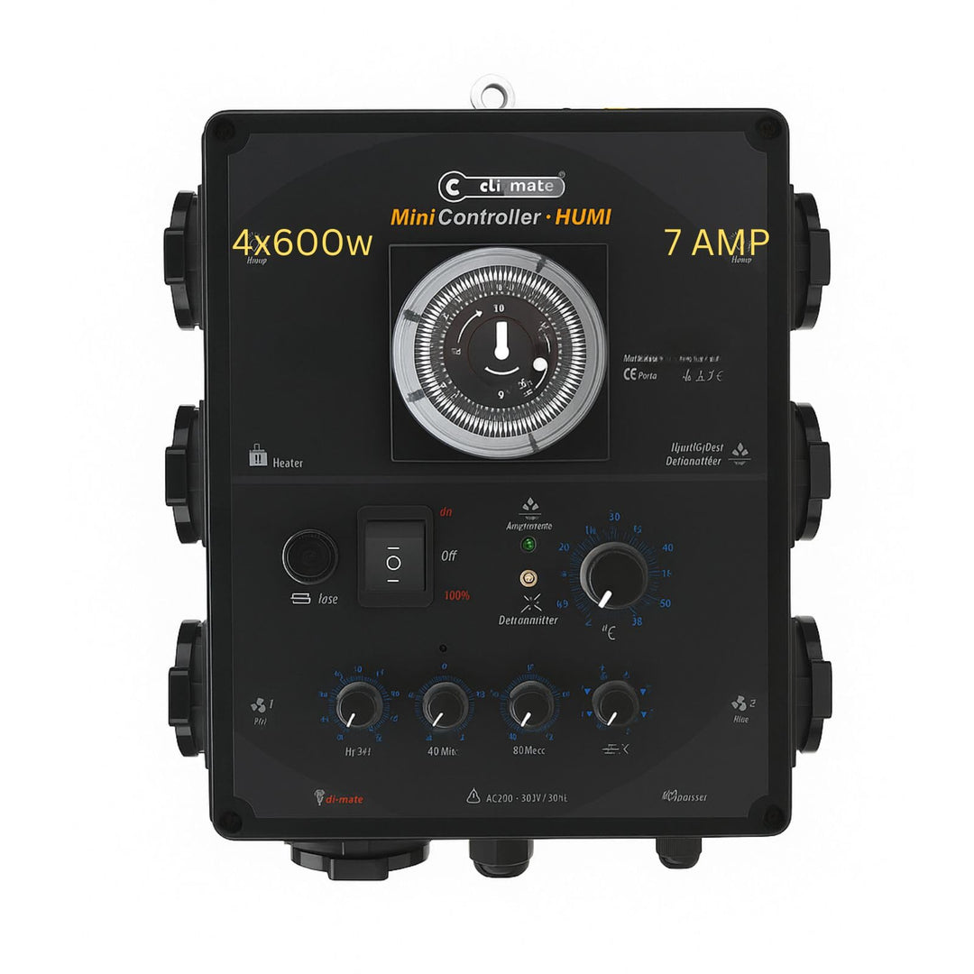 Weedness Cli-Mate Mini Humi Controller 4x600W + 7A - Klimasteuerung Grow Anbau Indoor Lüfter Box Con