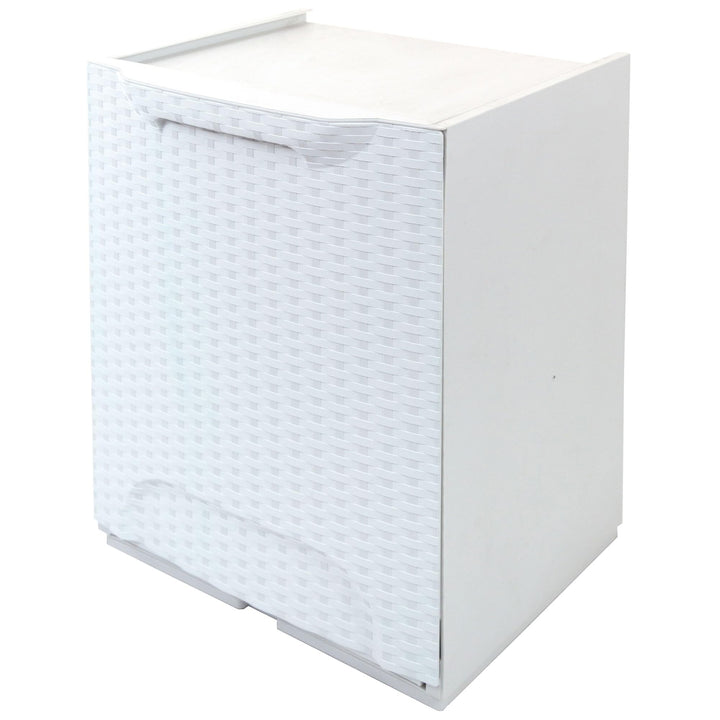 ARD Plast Müllcontainer, weiss, R34/1FRW/S Bianco, Bianco