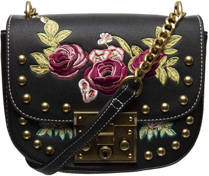 Gabor Umhängetasche Damen Georgia, (Schwarz), 21x16x5.5 cm, Gabor Handtasche Damen