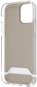 Mercedes - Benz AMG AMHCP12MTCBW Hülle für iPhone 12/12 Pro transparent hardcase Electroplate Black&