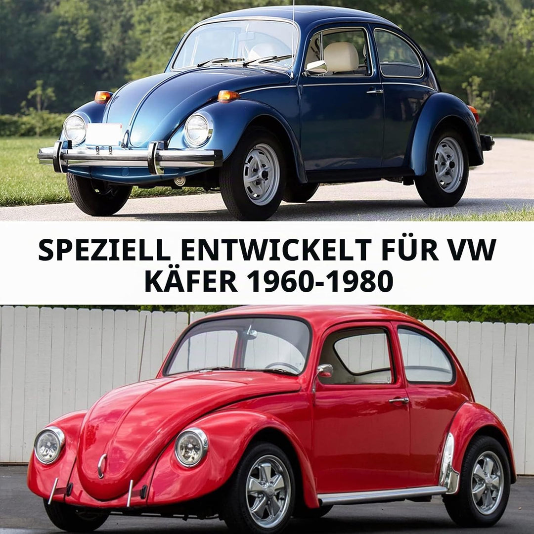 Autoabdeckung Vollgarage Ersatz für VW Beetle 1960-1980, Allwetter Reflektierende Autoabdeckung mit