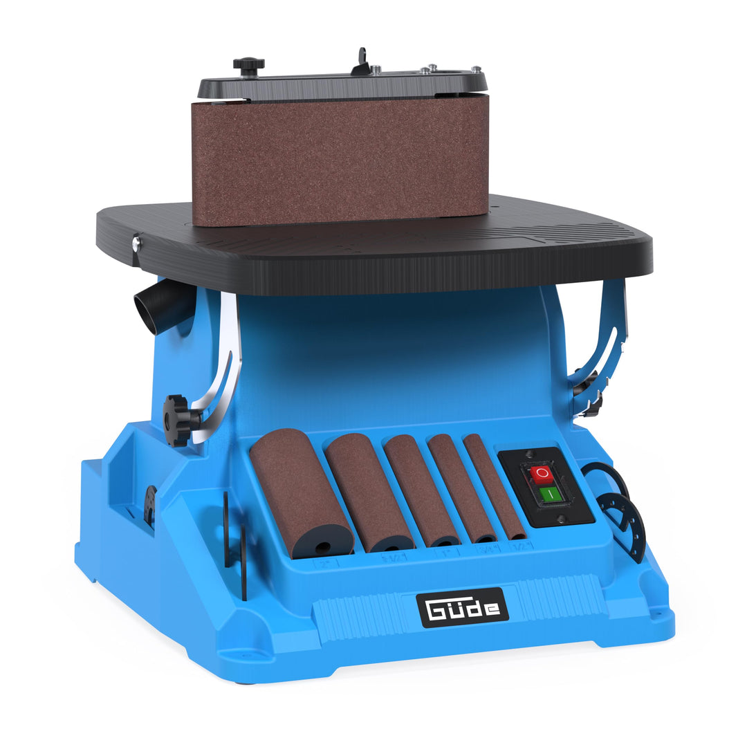 Güde Spindel-Bandschleifmaschine GSBSM 500 (230 V, 500 W, 2000 min-1 Spindeldrehzahl, 8 m/s Bandgesc