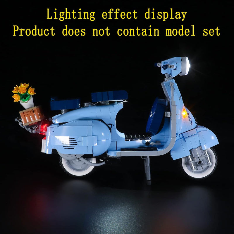 GEAMENT LED Licht-Set Kompatibel mit Lego Vespa 125 - Beleuchtungsset für Creator 10298 Baumodell (M