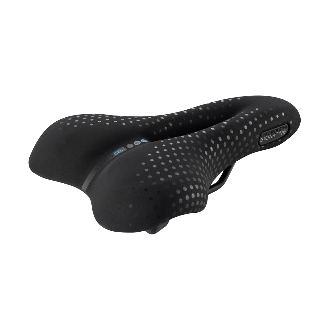 Selle San Marco Unisex – Erwachsene Bioaktive Trekking Open Fit Gel Sättel S black suede, S black su