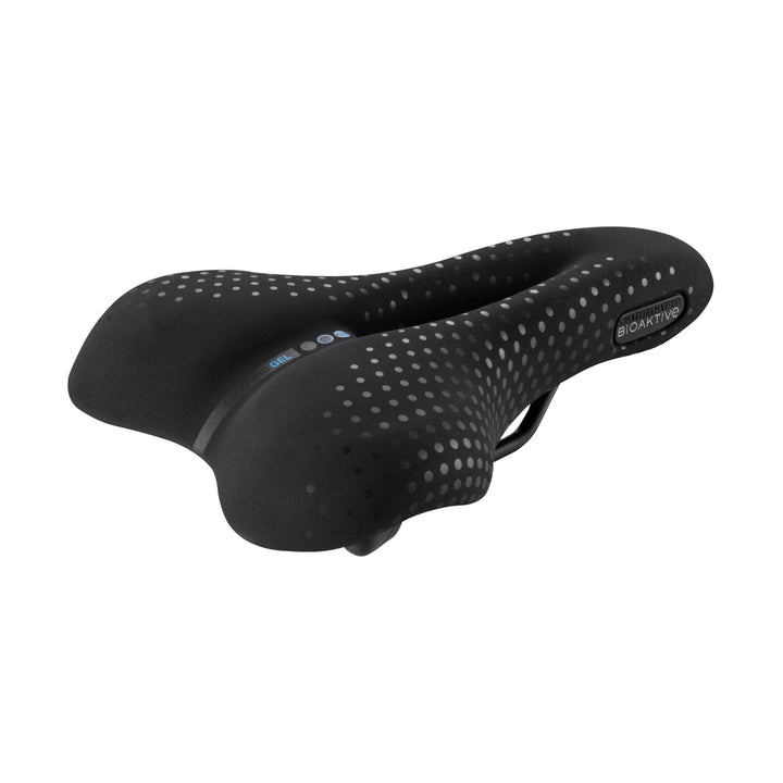 Selle San Marco Unisex – Erwachsene Bioaktive Trekking Open Fit Gel Sättel S black suede, S black su