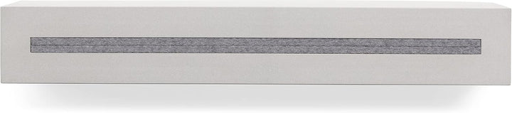 Schlüsselbrett mit Ablage aus Beton Light Edition 33x6x5 cm, Schlüsselboard Wand, Schlüsselaufbewahr