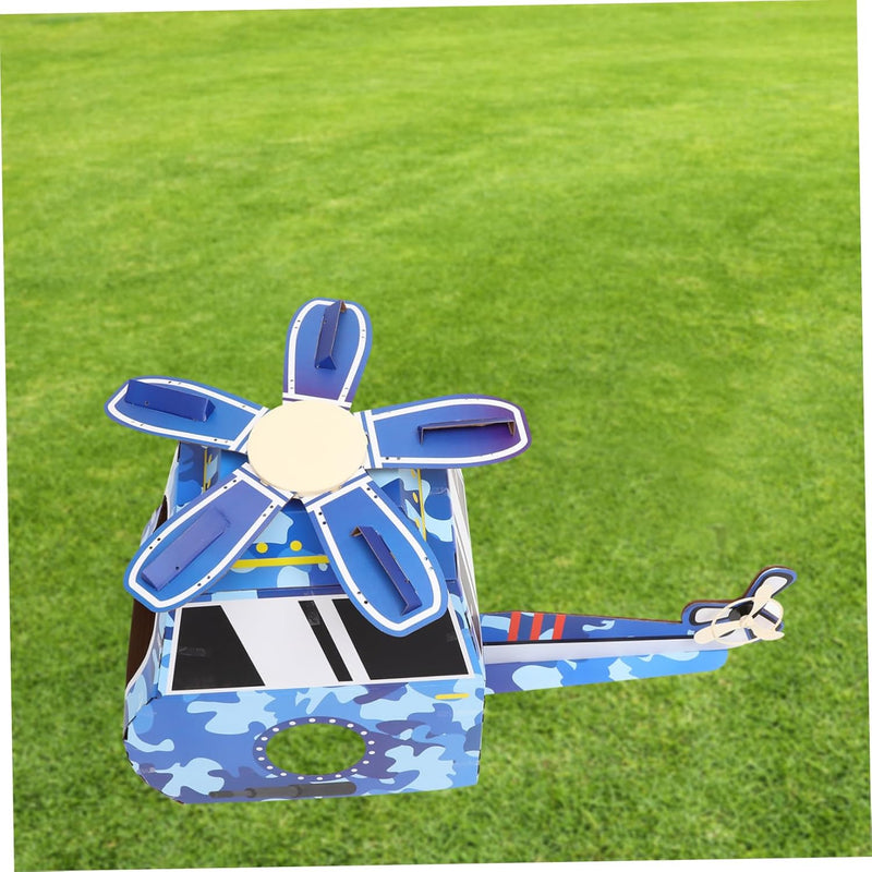 TOYANDONA 1 Satz Tragbares Flugzeugspielzeug Kampfflugzeugspielzeug Kinder-Flugzeug-Kostüm aus Pappe