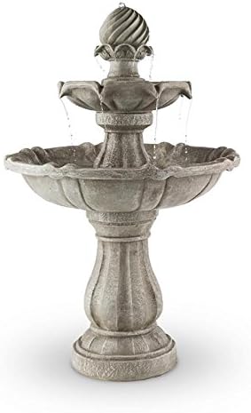 blumfeldt Vogelsbrunn - Gartenbrunnen , Springbrunnen , Zierbrunnen , Vogeltränke , Beton-Optik , 3