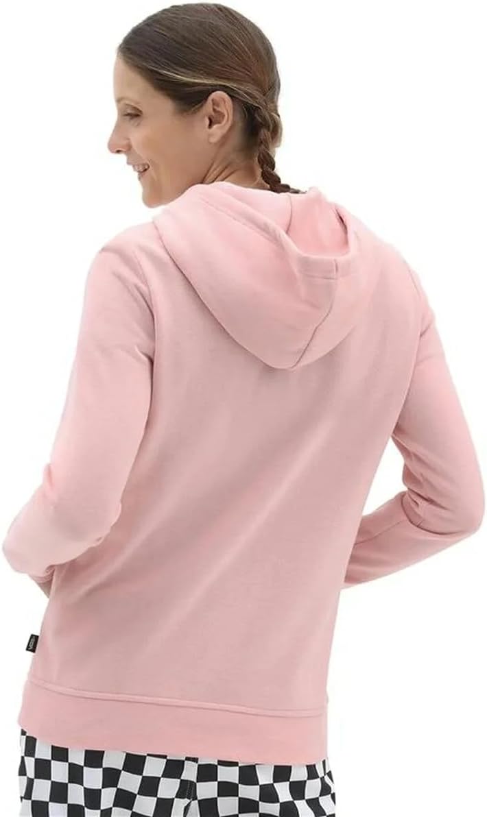 Vans Damen Drop V Logo Hoodie, Silber, rosa, XXS