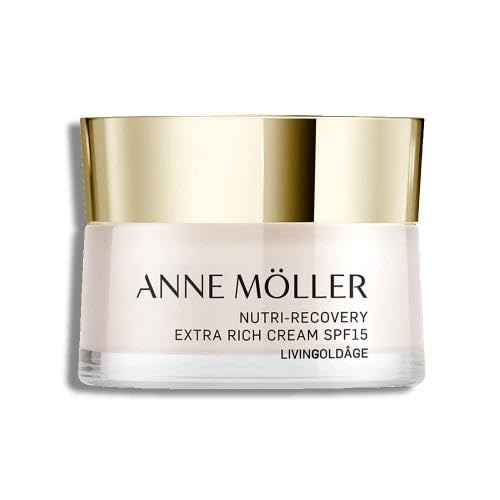 ANNE MOLLER LIVINGOLDAGE NUTRI RECOVERY EXTRA RICH CREAM SPF15 50ML Mandel 50 ml (1er Pack), Mandel
