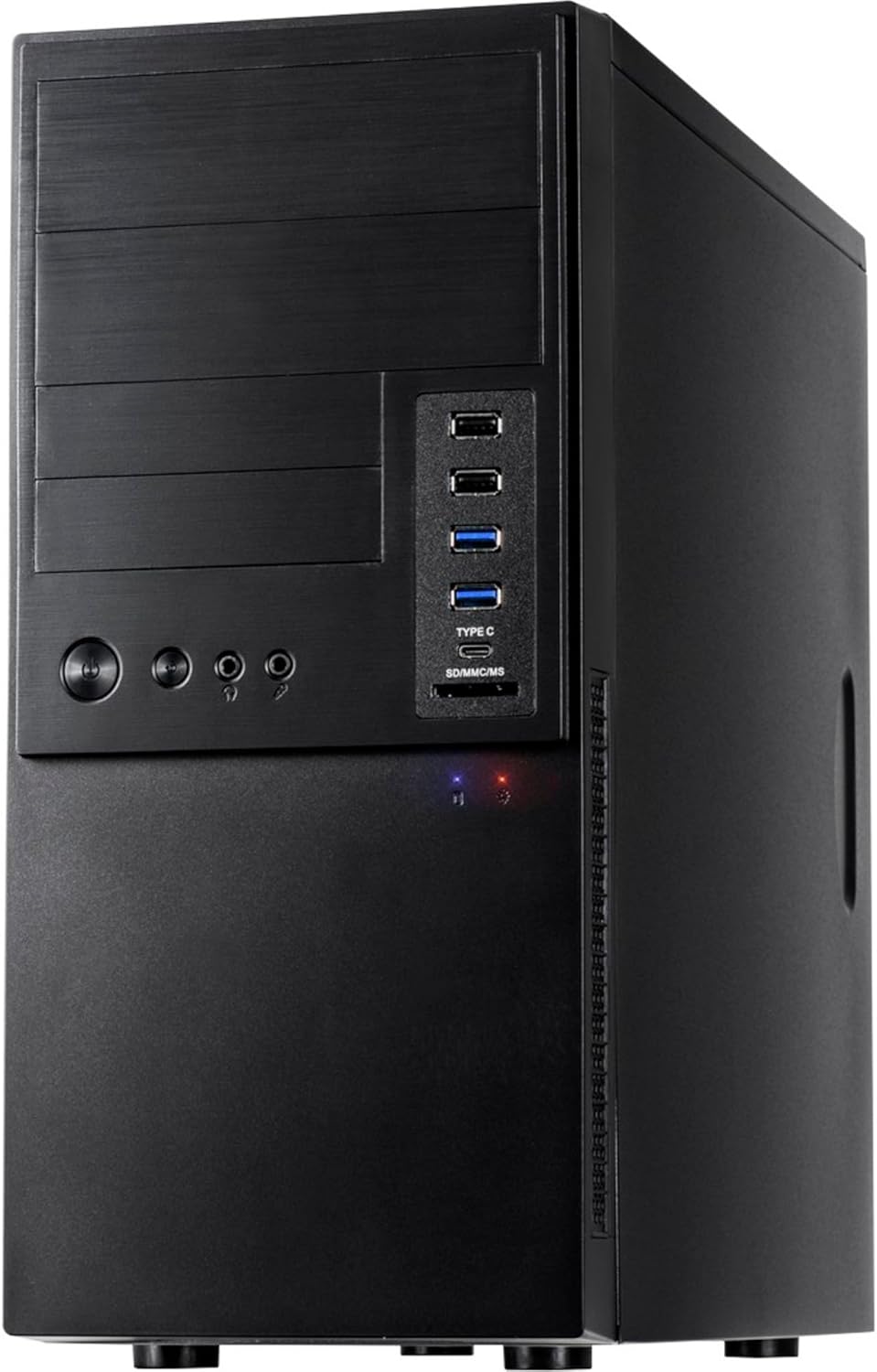 Inter-Tech IT-6865 Micro-Tower PC-Gehäuse (Micro-Tower, PC, Schwarz, 14 cm, 34 cm, CE)