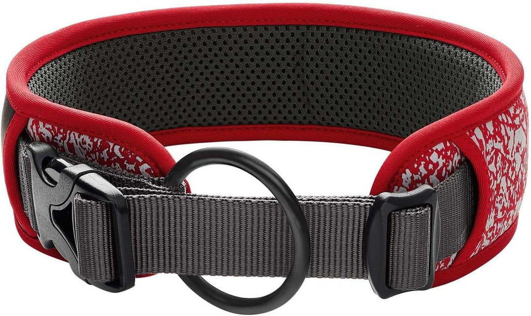 HUNTER Halsung Divo Reflect S, rot/grau Rot S, Rot S