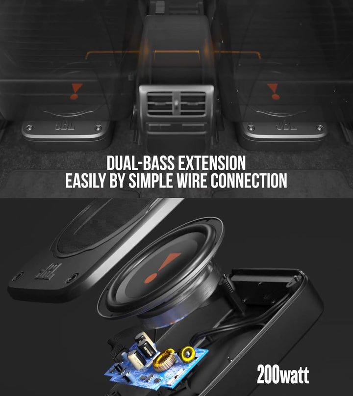 JBL Bass Pro Lite 7'' Underseat Subwoofer Boombox
