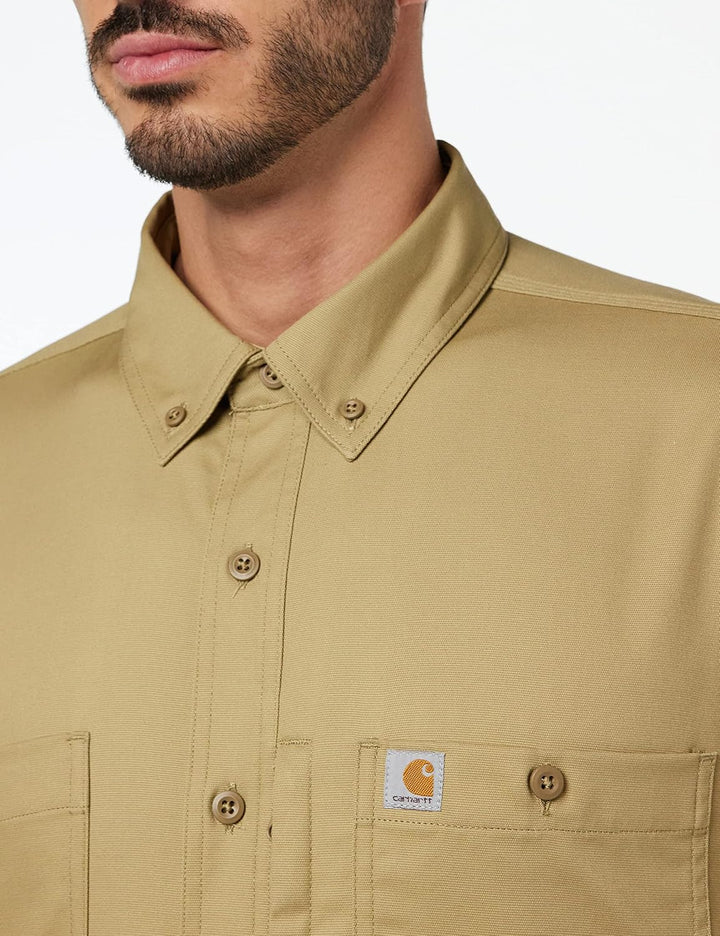 Carhartt Bekleidung Langarmhemd schwarz 3XL Grosse Grössen Tall Dunkles Kaki, 3XL Große Grö