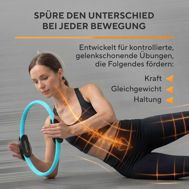 MANTRA SPORTS Pilates Ring Fit Fitness Ring Beckenbodentrainer für Frau &amp; Männer, Beckenboden Traini