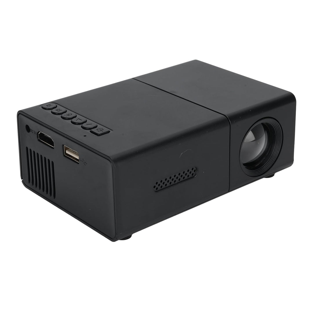 Goshyda Small Movie Projector, 1080p HD Tragbarer Projektor mit Integriertem Lautsprechertelefon, Ko