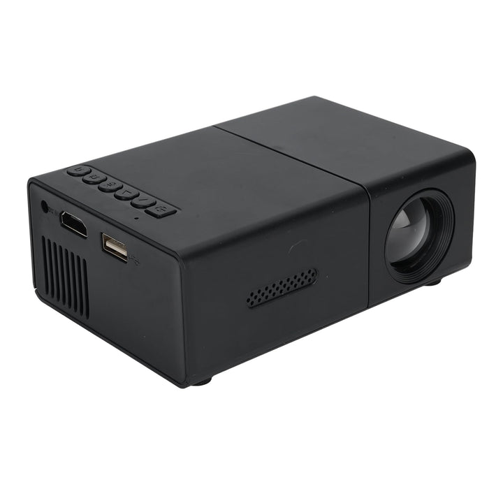 Goshyda Small Movie Projector, 1080p HD Tragbarer Projektor mit Integriertem Lautsprechertelefon, Ko