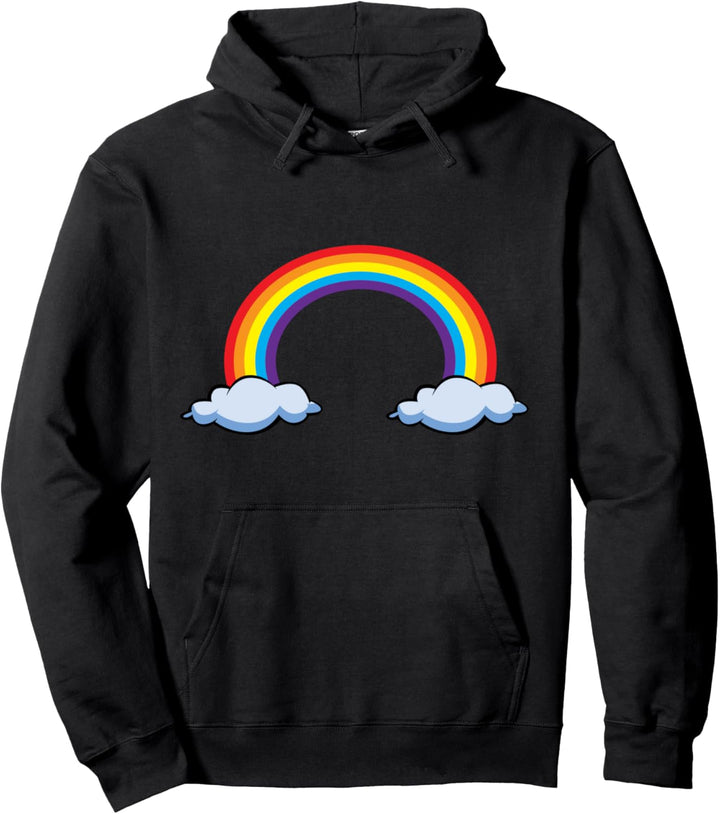 Regenbogen mit Wolken | Rainbow Pullover Hoodie