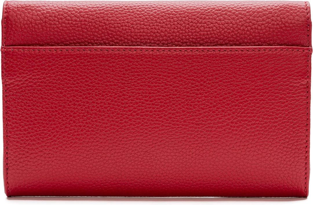 Lazarotti Bologna Leder Handtasche Damen | abnehm- & längenverstellbarer Schulterriemen | mittelgros