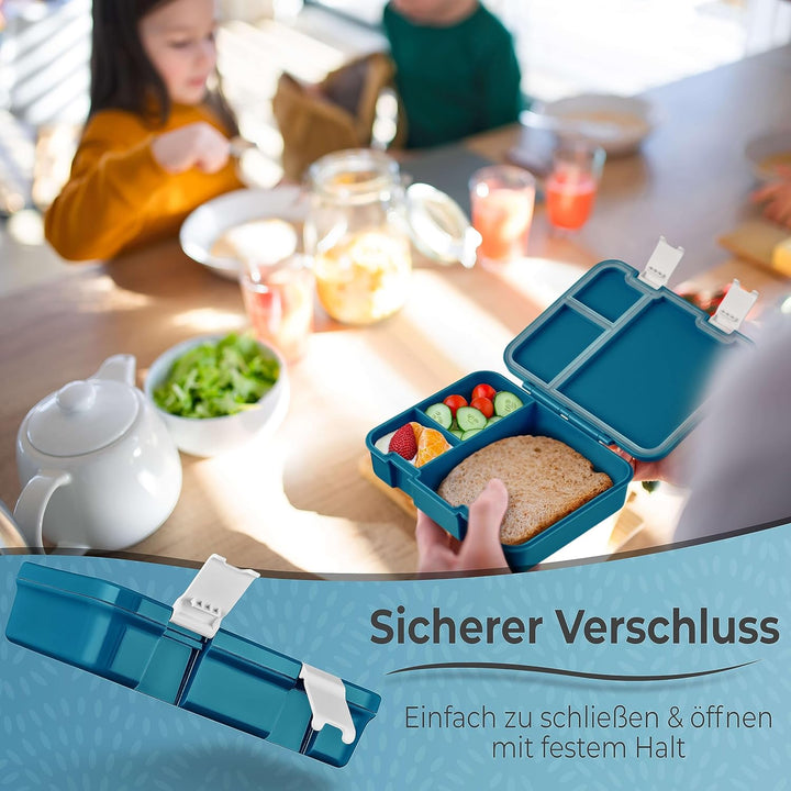My Vesperbox® Brotdose für Kinder mit Fächern [JIN] - Lunchbox mit Trennfächern - Bento Box - Jausen