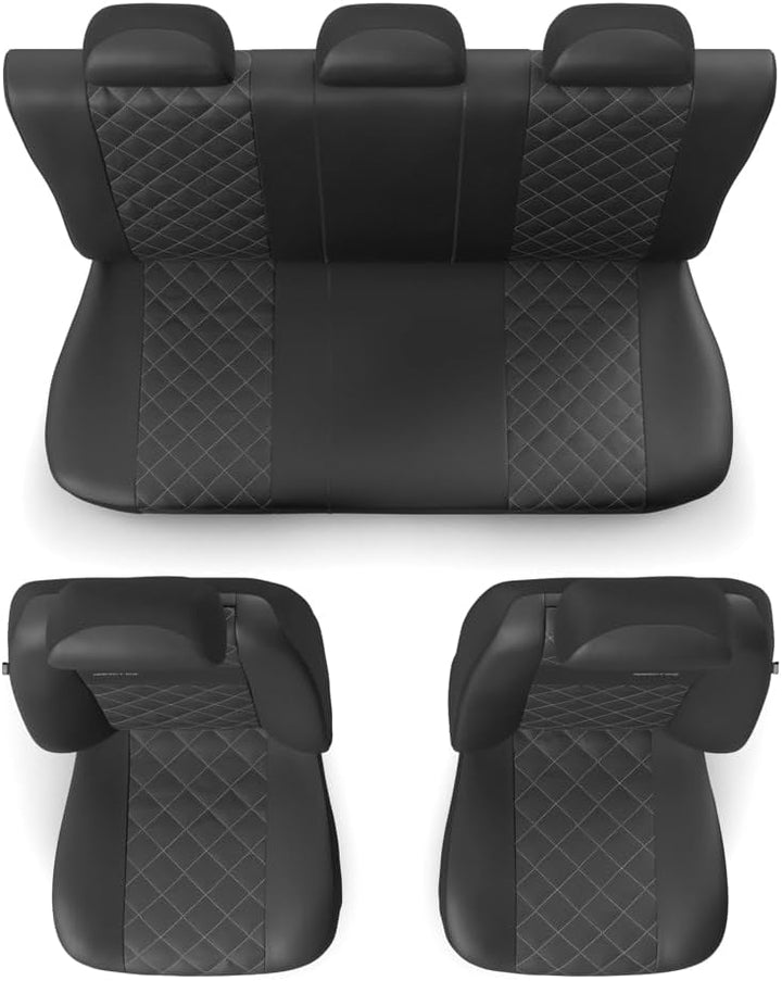 Mossa - Universal Sitzbezüge Auto kompatibel mit VW Volkswagen Tiguan I, II, III (2007- ) - Autositz