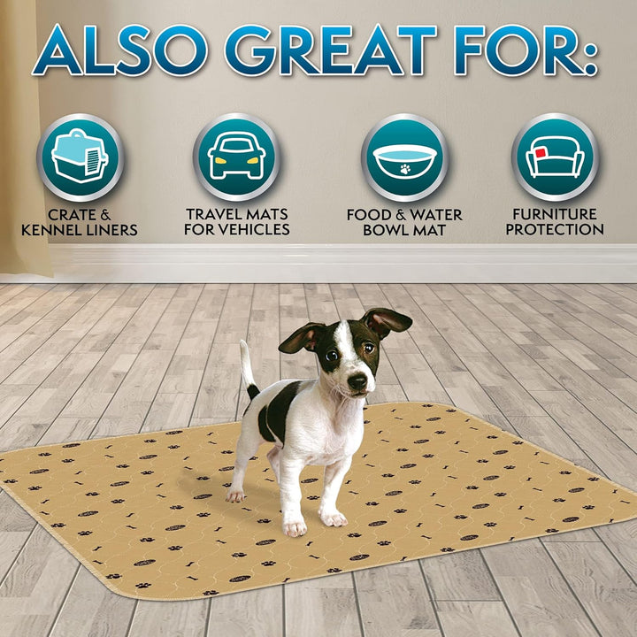 Simple Solution Waschbare Trainings- und Reise-Hundekissen, wiederverwendbare Hundekissen, saugfähig