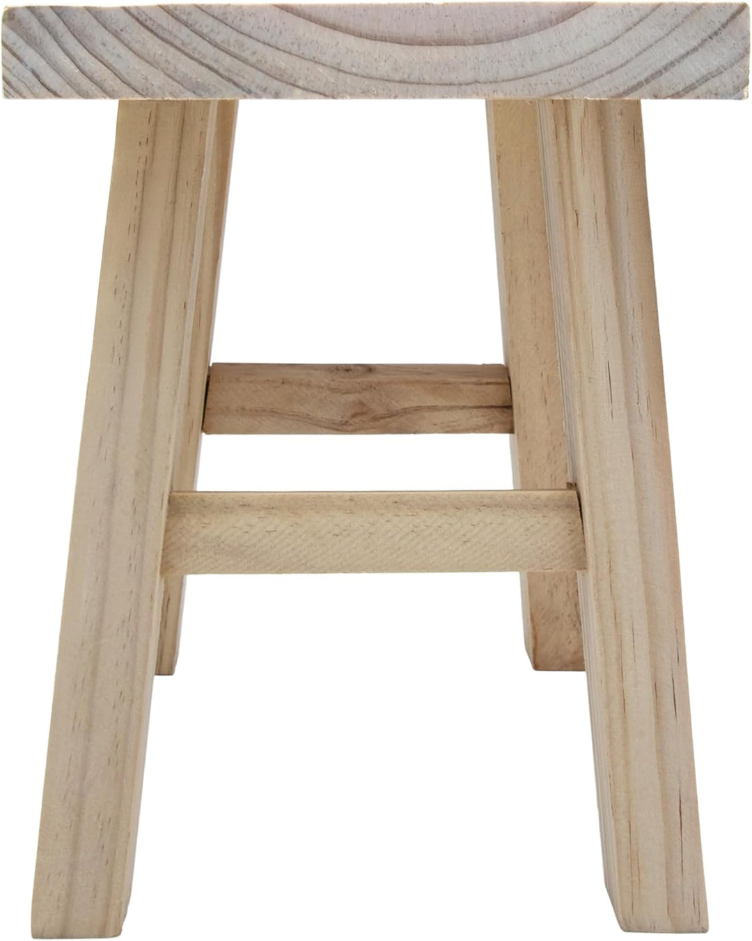 Spetebo Echtholz Blumenbank Natur rechteckig - 31 x 25 cm - Holz Pflanzenständer naturbelassen - Blu