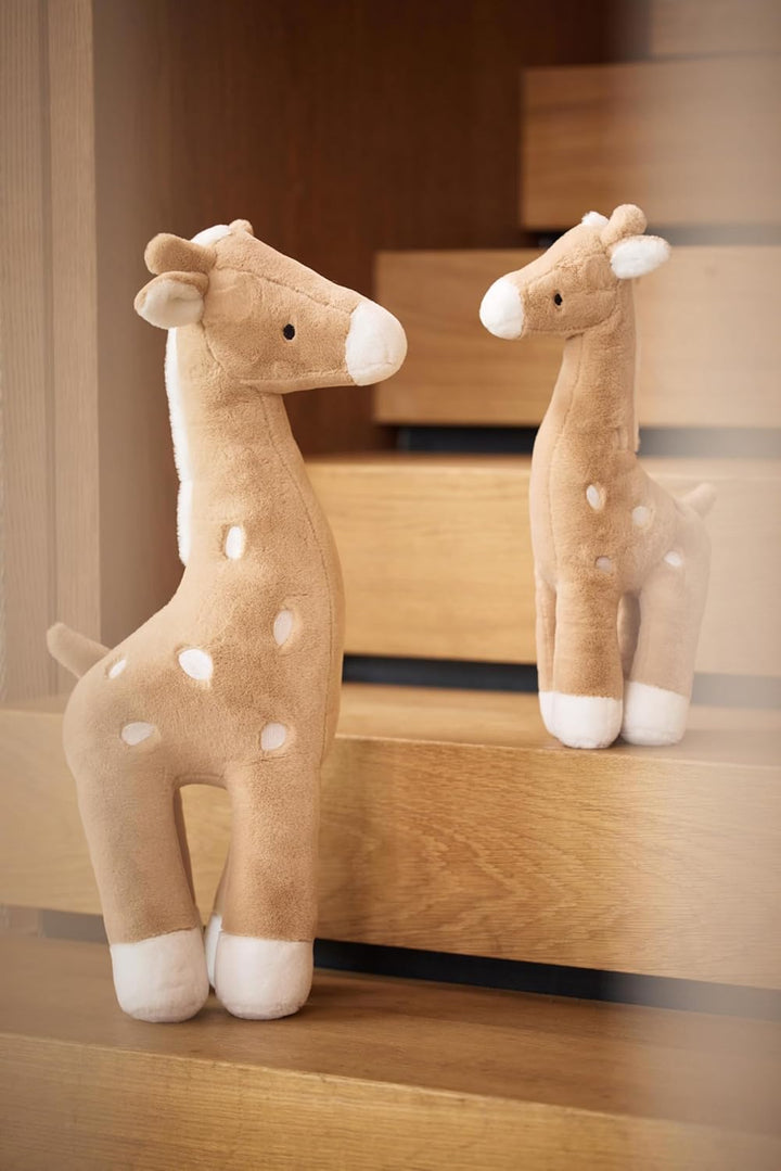Jollein Kuscheltier XL - Giraffe, Biscuit - 100% Polyester - 52x18,5x23cm - Giraffe Plüschtier Giraf
