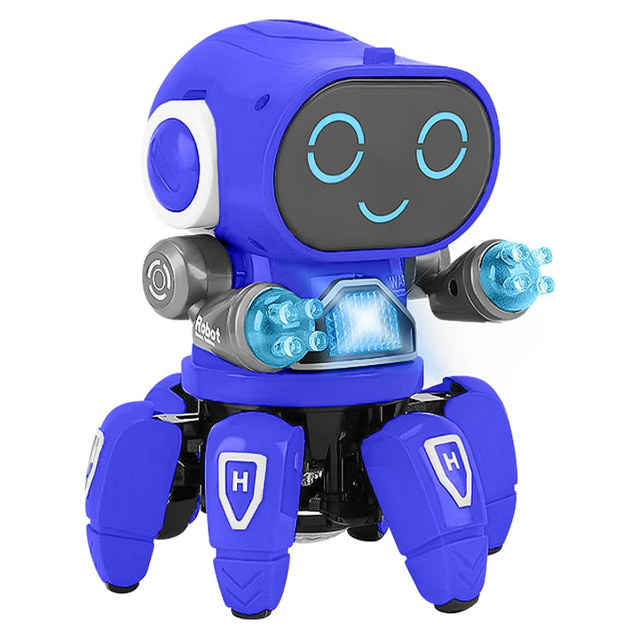 Kinder Roboter Spielzeug, Begleitroboter für Kinder, mit Bunter Lichtprojektion, Tanzen, Singen und