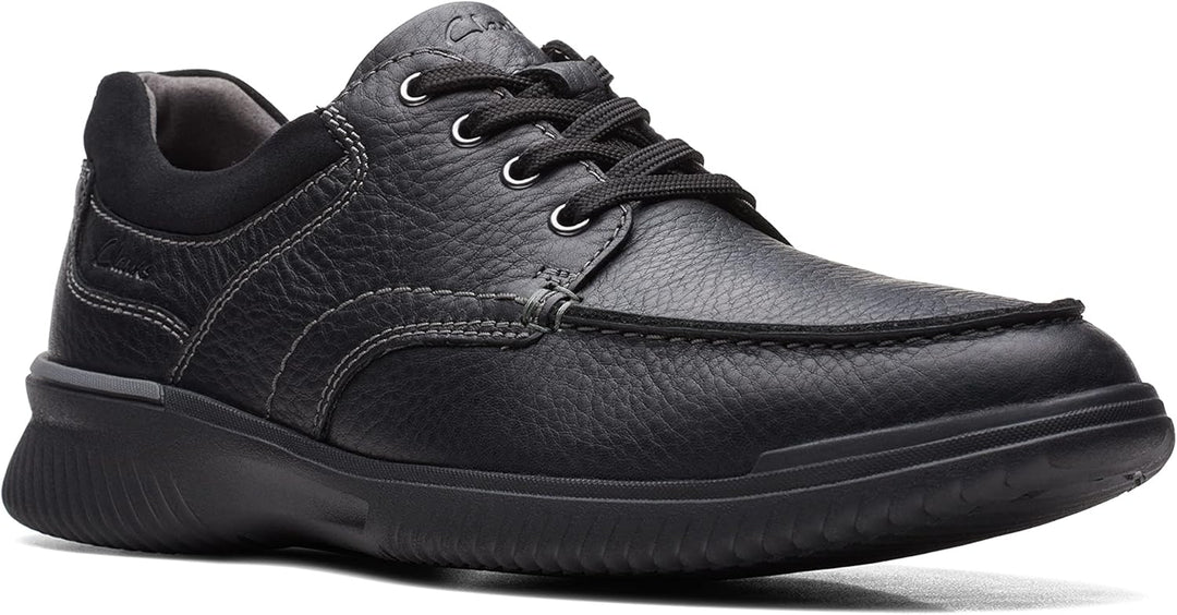 Clarks Herren Donaway Edge Oxford 41.5 EU Black Leather, 41.5 EU Black Leather